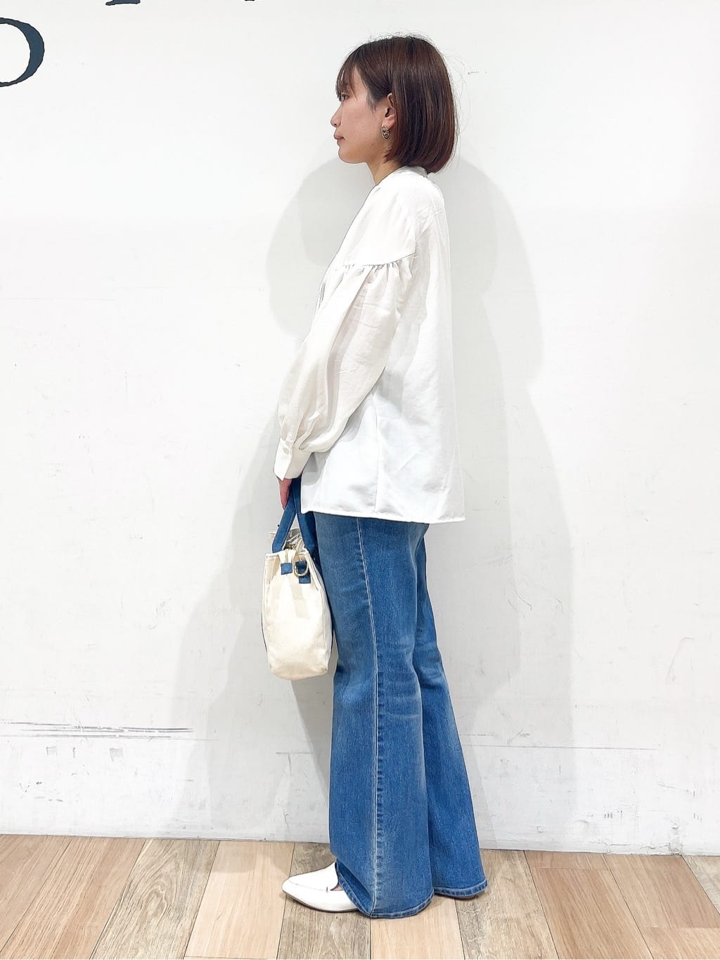 山さんさんの「grove｜メタルパーツローファーパンプス【晴雨兼用】」を使ったコーディネート