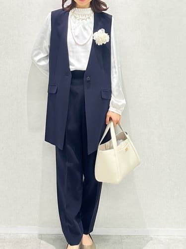 Miwaさんの「UNTITLED｜【追加6/日本製】2連フェイクパールネックレス」を使ったコーディネート
