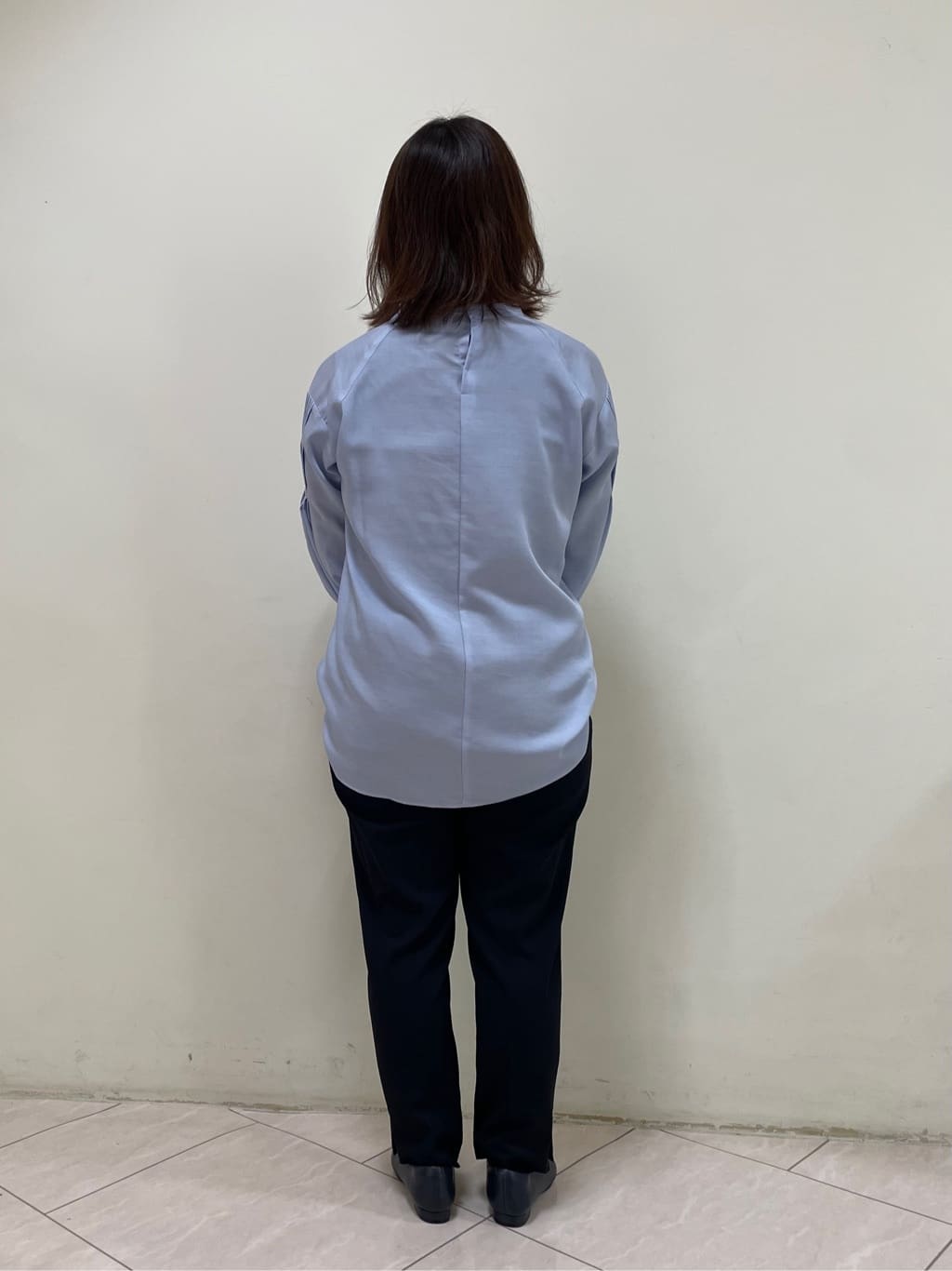 keiさんの「Reflect｜◆【洗える】オフボディシャツブラウス」を使ったコーディネート