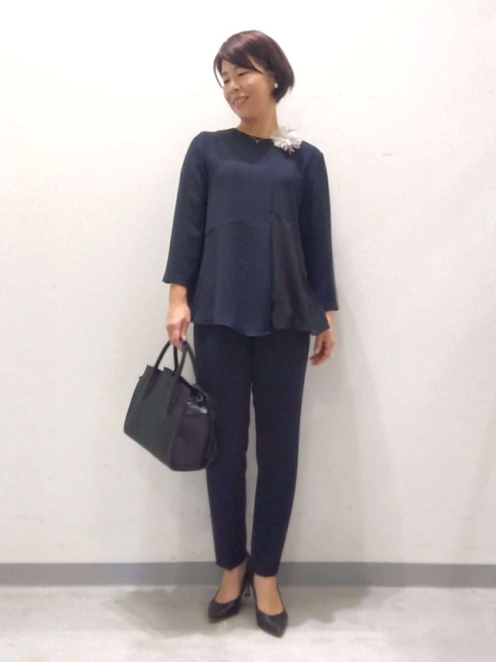 Kさんの「INDIVI｜フラワーコサージュ」を使ったコーディネート