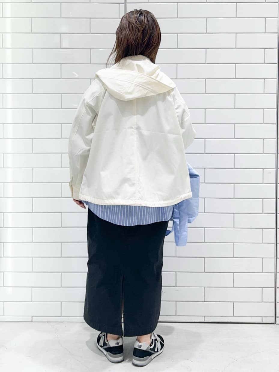 chicchi♪さんの「OPAQUE.CLIP｜◆《SS-LLsize》撥水フードブルゾン【洗濯機洗い可／花粉対応】」を使ったコーディネート