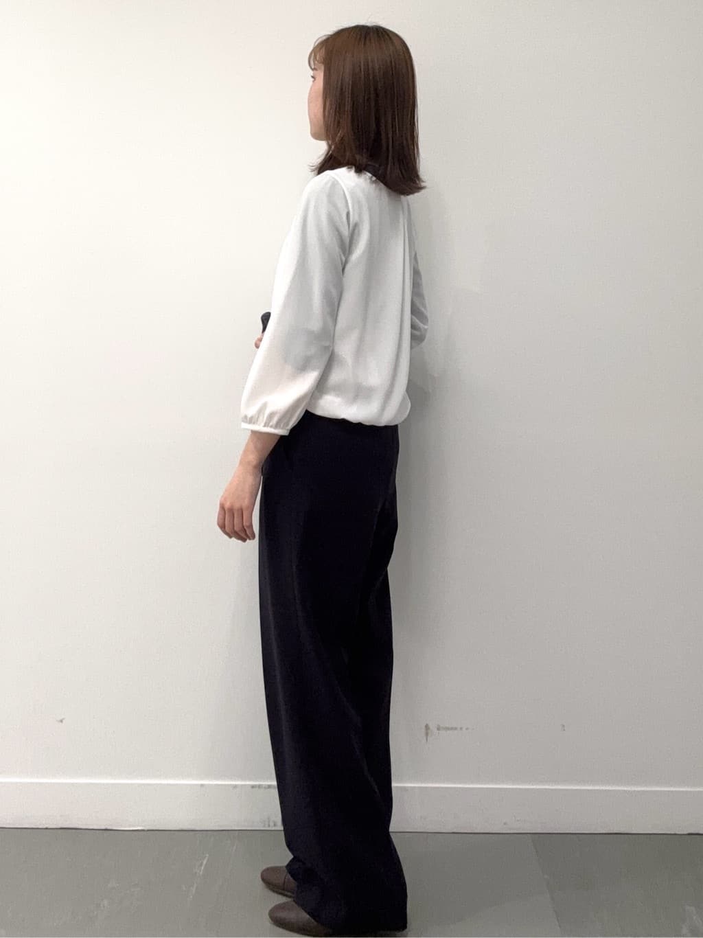 mioさんの「UNTITLED｜◆【通勤スーツ】ワイドパンツ」を使ったコーディネート