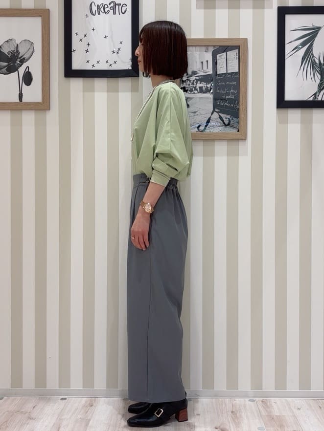たまごがにさんの「SHOO･LA･RUE｜◆【セレモニー】2連ダイヤレーンロングネックレス」を使ったコーディネート