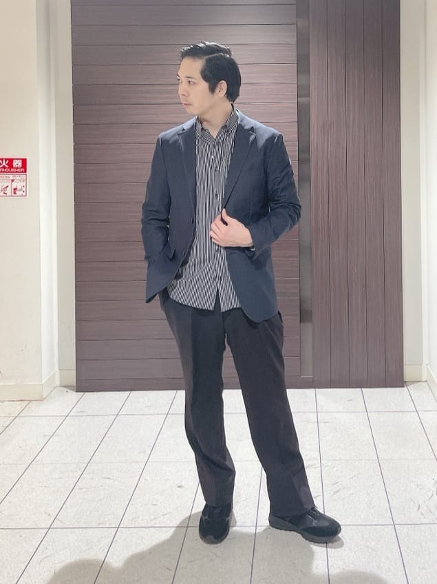 ToyoPさんの「TAKEO KIKUCHI｜【360&deg;ストレッチ／セットアップ対応】None Of Stress ジャケット」を使ったコーディネート