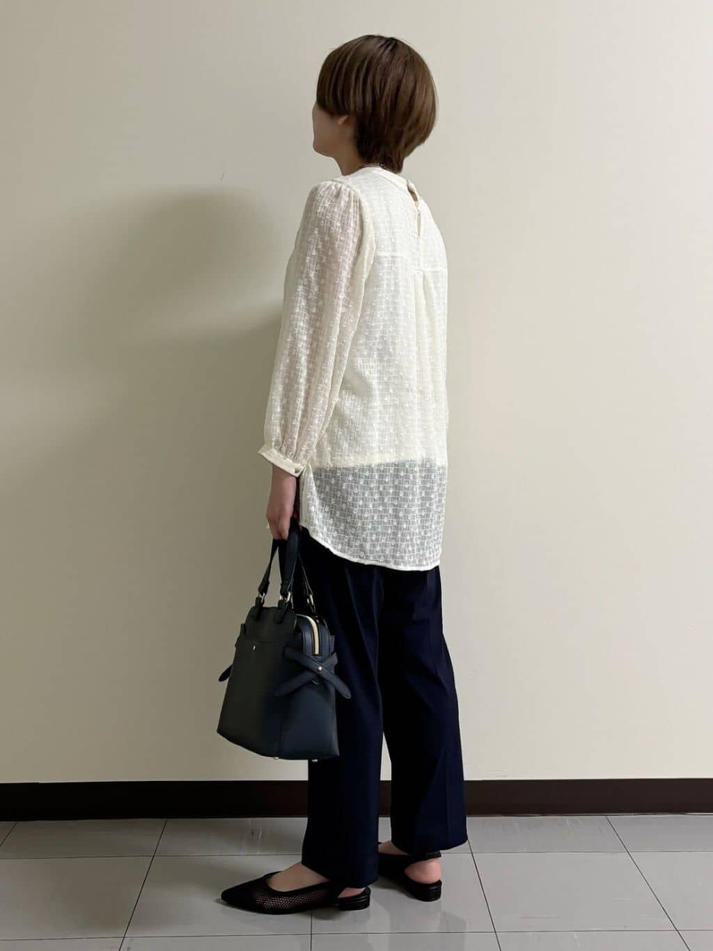 MATSUさんの「Reflect｜◆【手洗い可】ロングシルエットブラウス」を使ったコーディネート