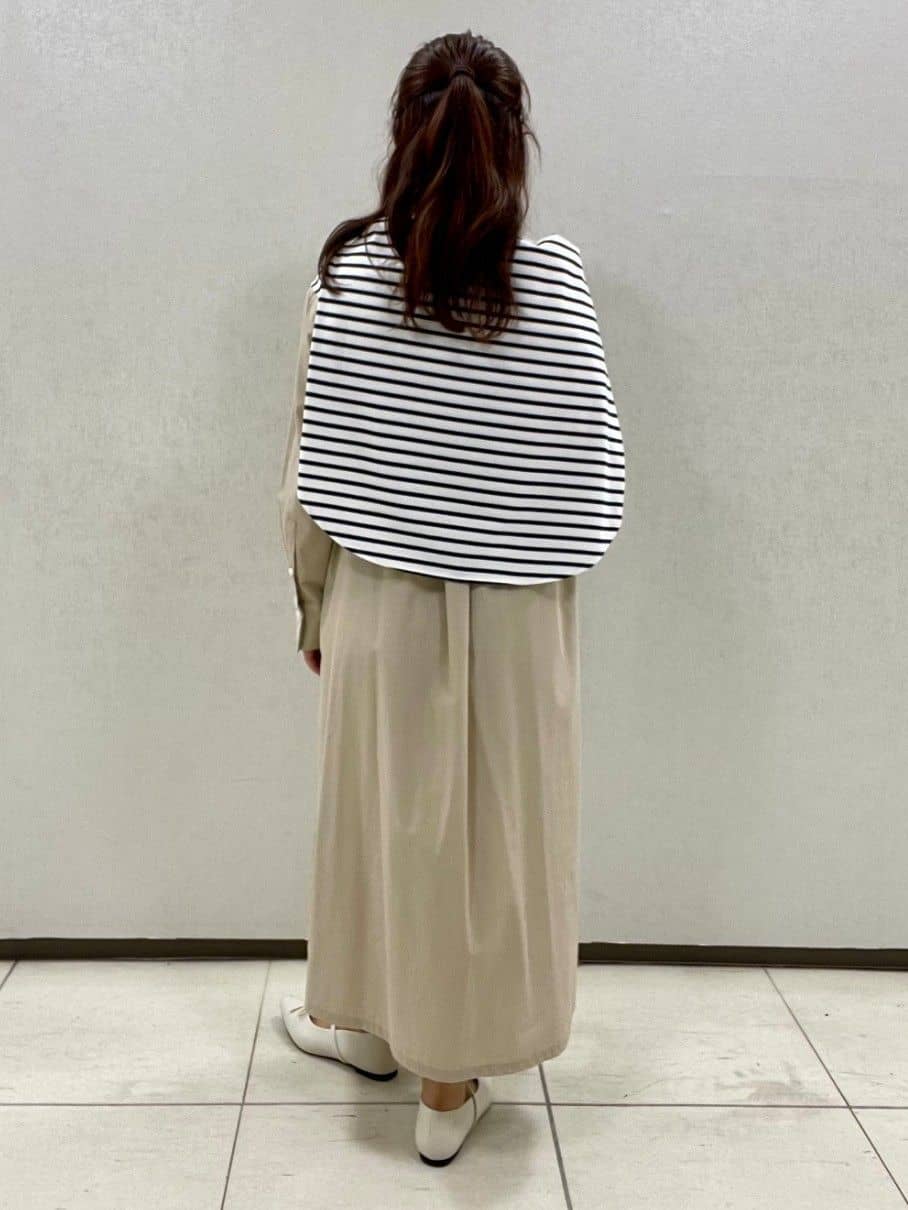 Mさんの「UNTITLED｜◆バンドカラーシャツワンピース」を使ったコーディネート