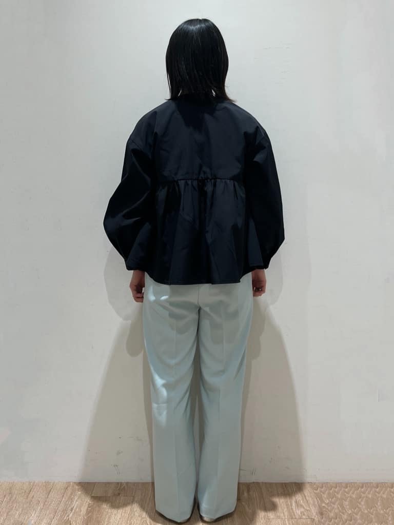 momokoさんの「OPAQUE.CLIP｜◆カレッジロゴスウェット【洗濯機洗い可】」を使ったコーディネート