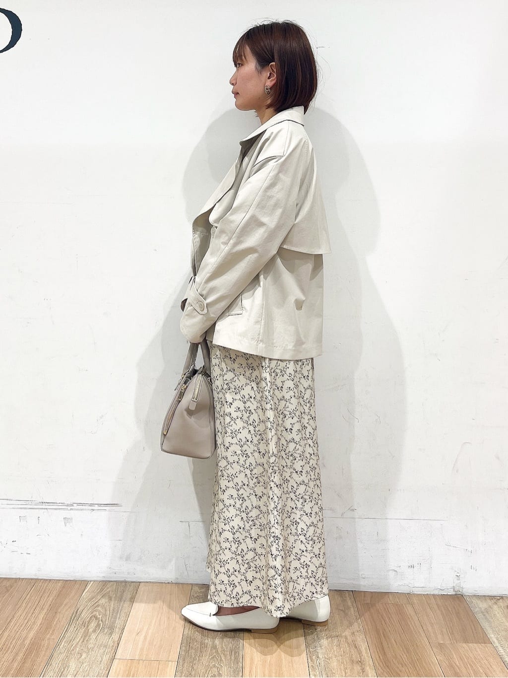 山さんさんの「grove｜メタルパーツローファーパンプス【晴雨兼用】」を使ったコーディネート