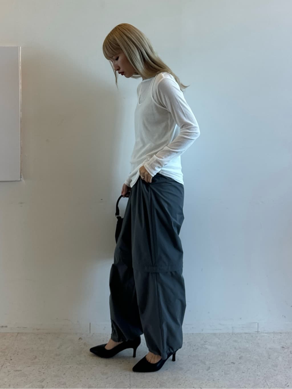 omaさんの「THE SHOP TK｜◆シアーフライスレイヤード　【セットアイテム】」を使ったコーディネート