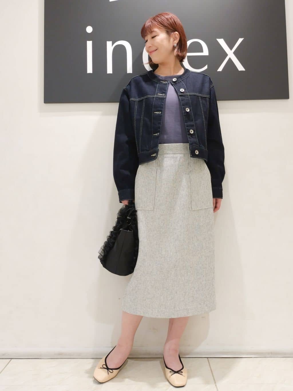 n.さんの「index｜【定番/6color】名品フラットバレエシューズ」を使ったコーディネート