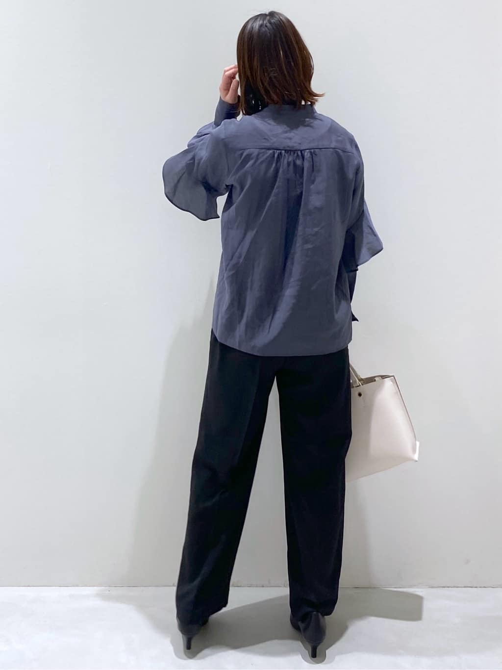えりさんの「OPAQUE.CLIP｜ノンホール細ベルト」を使ったコーディネート