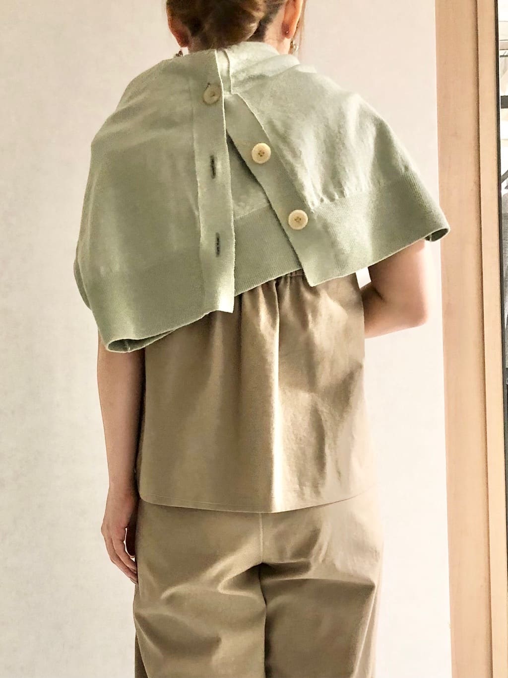 sayuさんの「UNTITLED｜◆【セットアップ可能】フロントラップ ワイドパンツ」を使ったコーディネート
