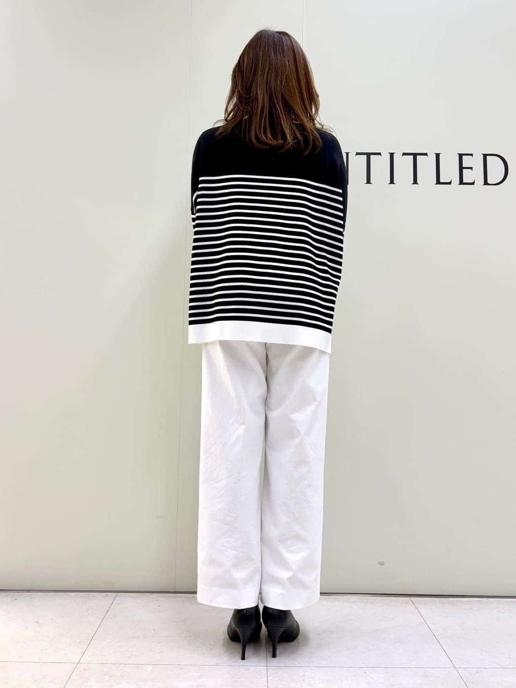 Sakaiさんの「UNTITLED｜◆【体型カバー/透けにくい】ワイドシルエットニット」を使ったコーディネート