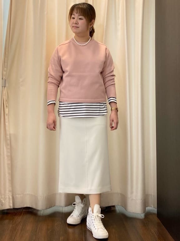 Ayaさんの「UNTITLED｜◆【オンオフ使える】ドルマンスリーブニット」を使ったコーディネート