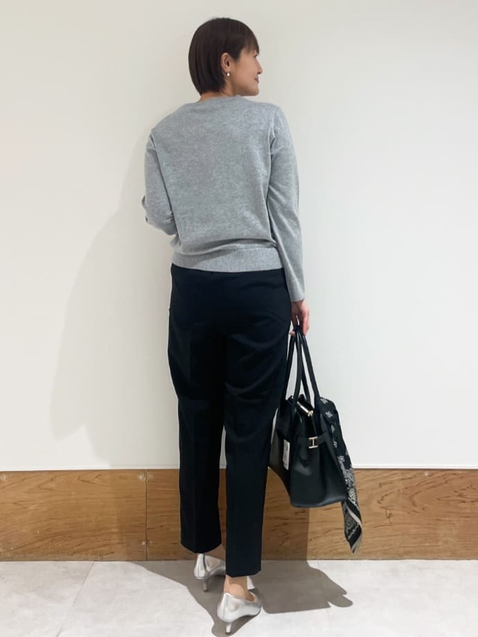 Yukinkoさんの「OPAQUE.CLIP｜◆フラワーモチーフニット【洗濯機洗い可】」を使ったコーディネート