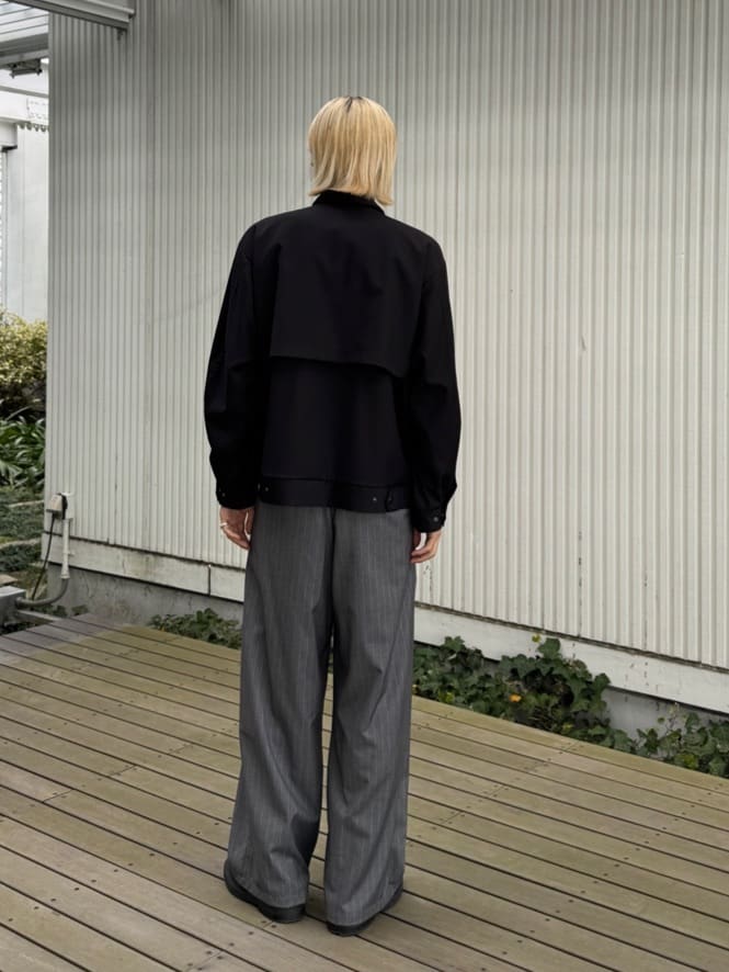 simさんの「tk.TAKEO KIKUCHI｜◆梳毛調TRスタンドブルゾン」を使ったコーディネート