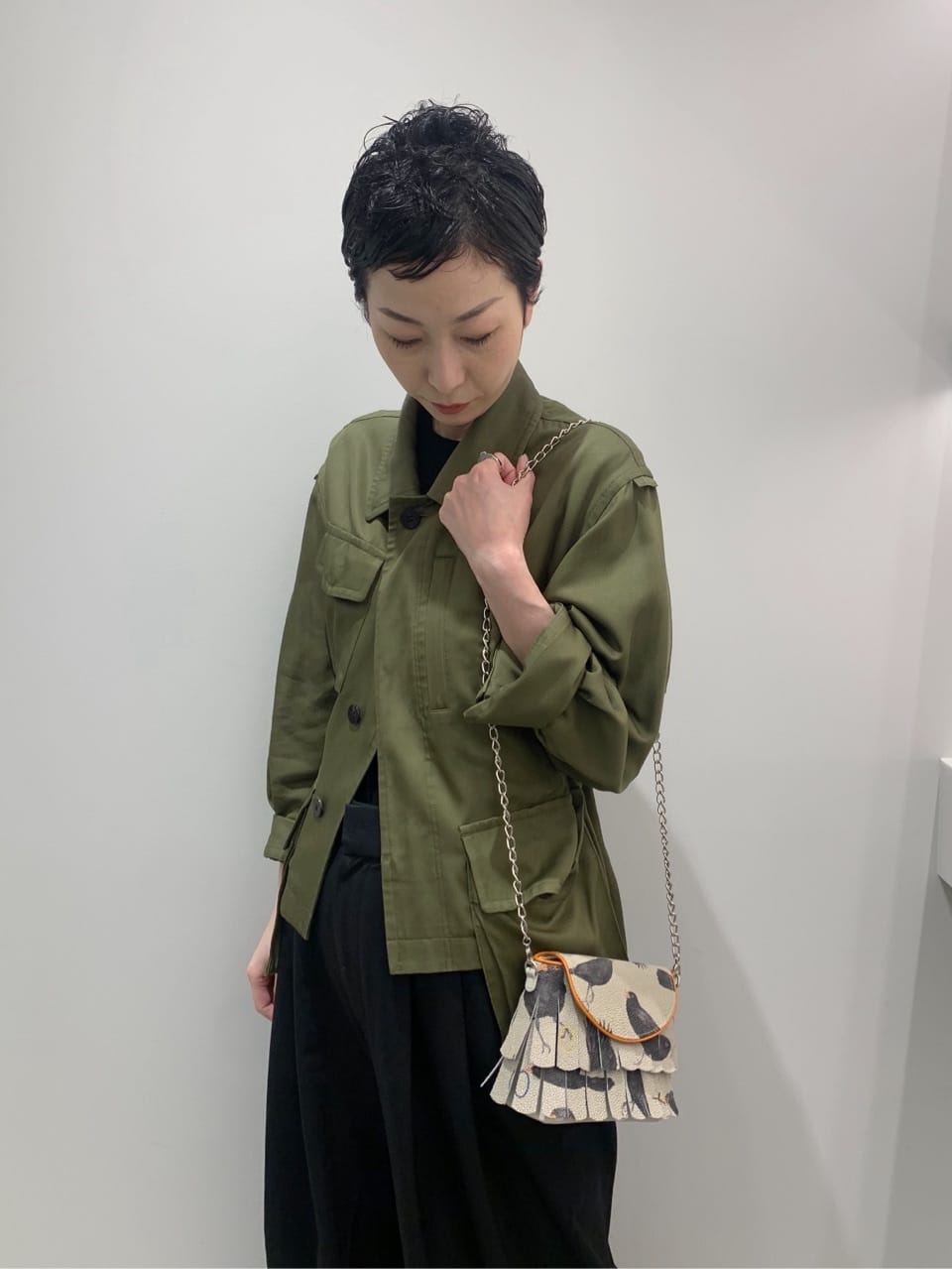 Kさんの「HIROKO HAYASHI｜チェーン付長財布用 ロングチェーン」を使ったコーディネート