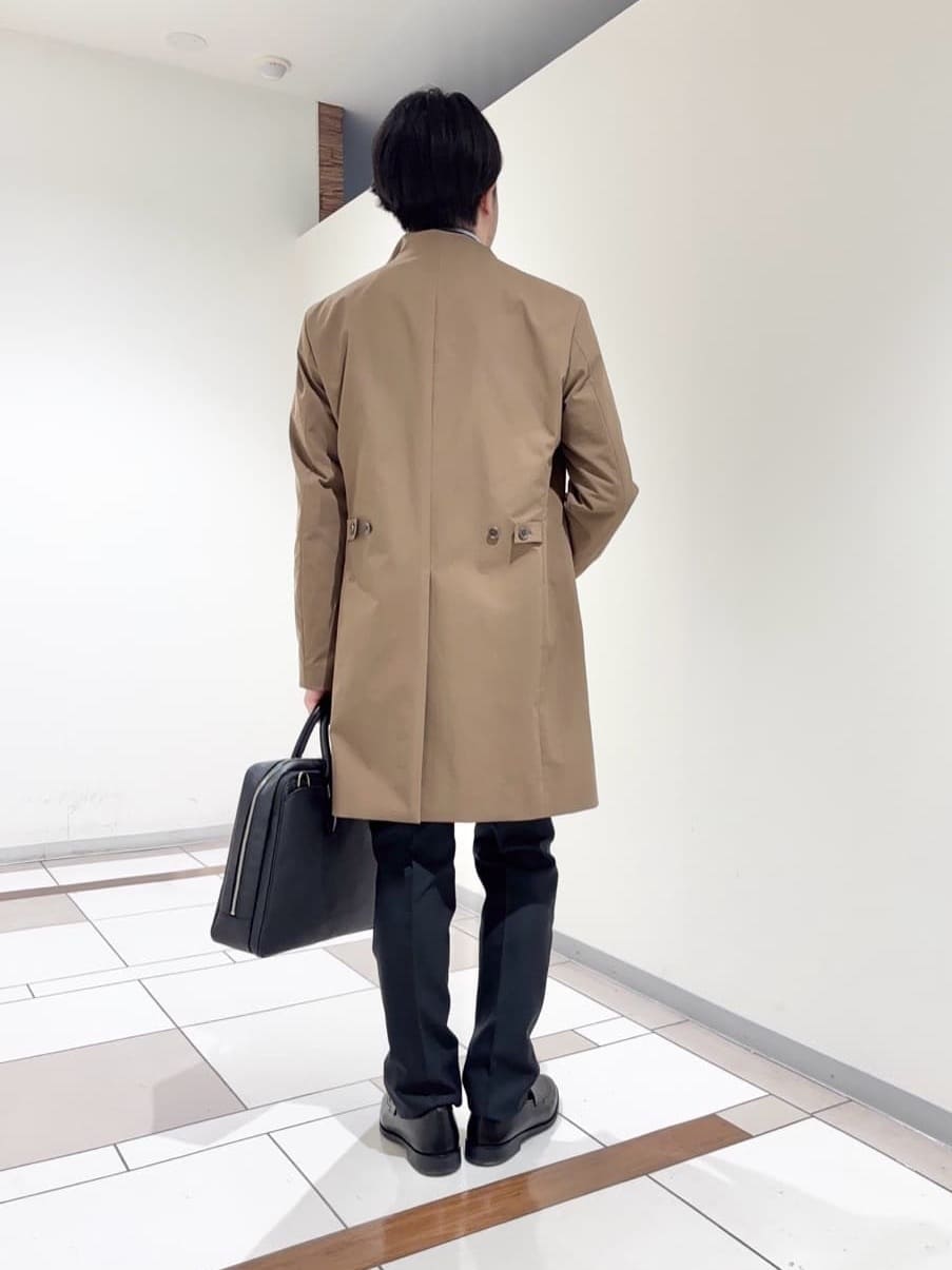 及川さんの「TAKEO KIKUCHI｜【Three by Three】シャイニーシャークピンヘッド スーツ/3ピース対応可」を使ったコーディネート