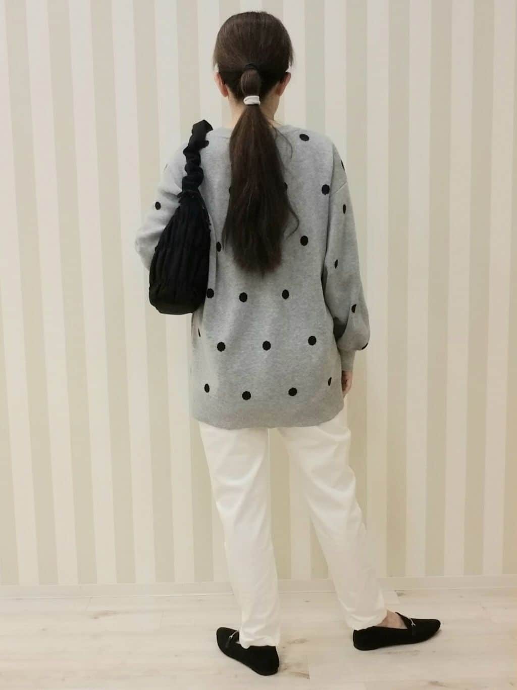 nonaさんの「SHOO･LA･RUE｜◆【洗える/SS-3L/美脚シルエット】アクティブ派のデニム イージーテーパードパンツ」を使ったコーディネート