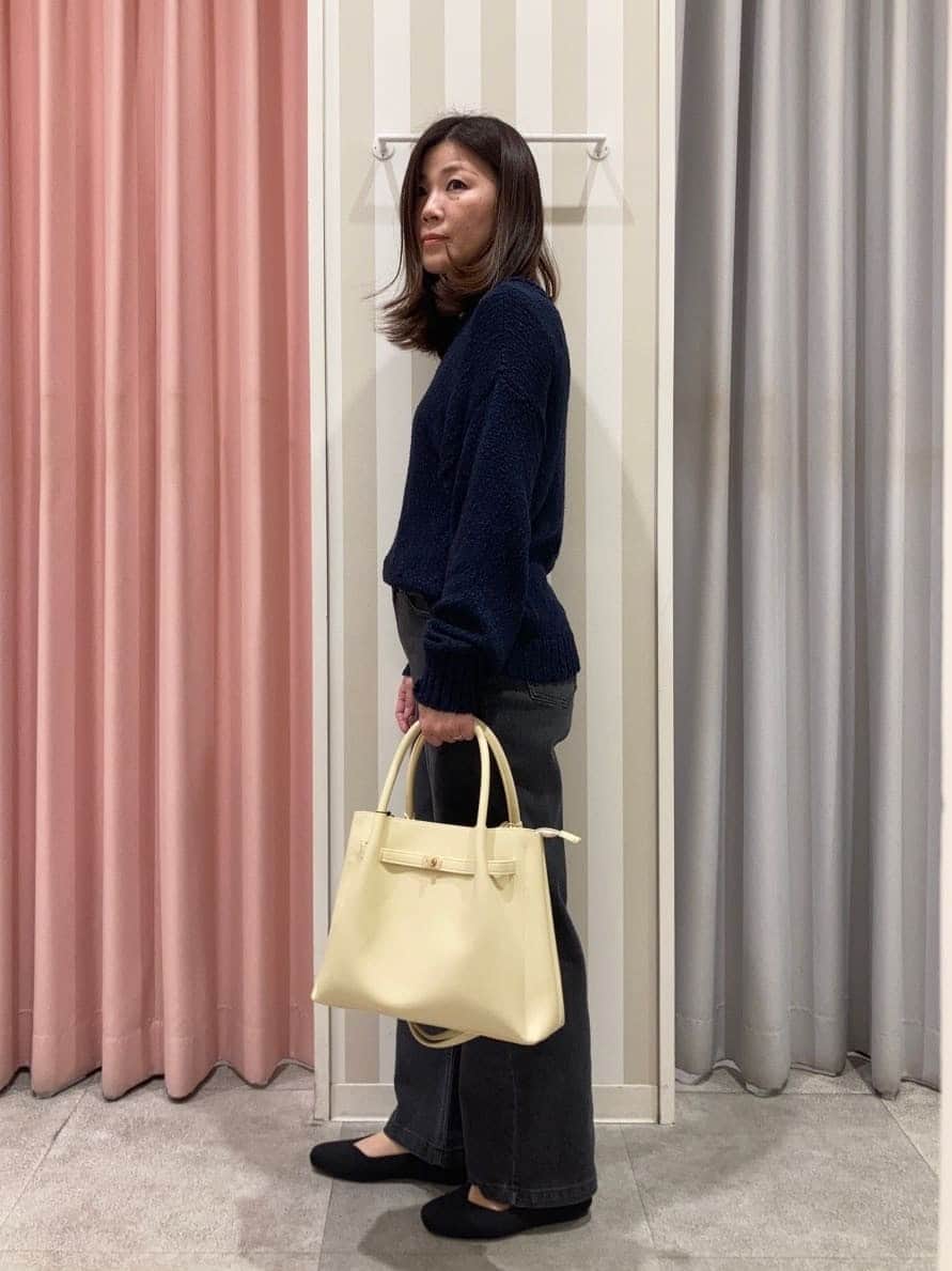𝐂𝐡𝐢𝐢 &hearts;(ちー)さんの「SHOO･LA･RUE｜◆さりげない凹凸感で表情豊か。ロールネックニット」を使ったコーディネート