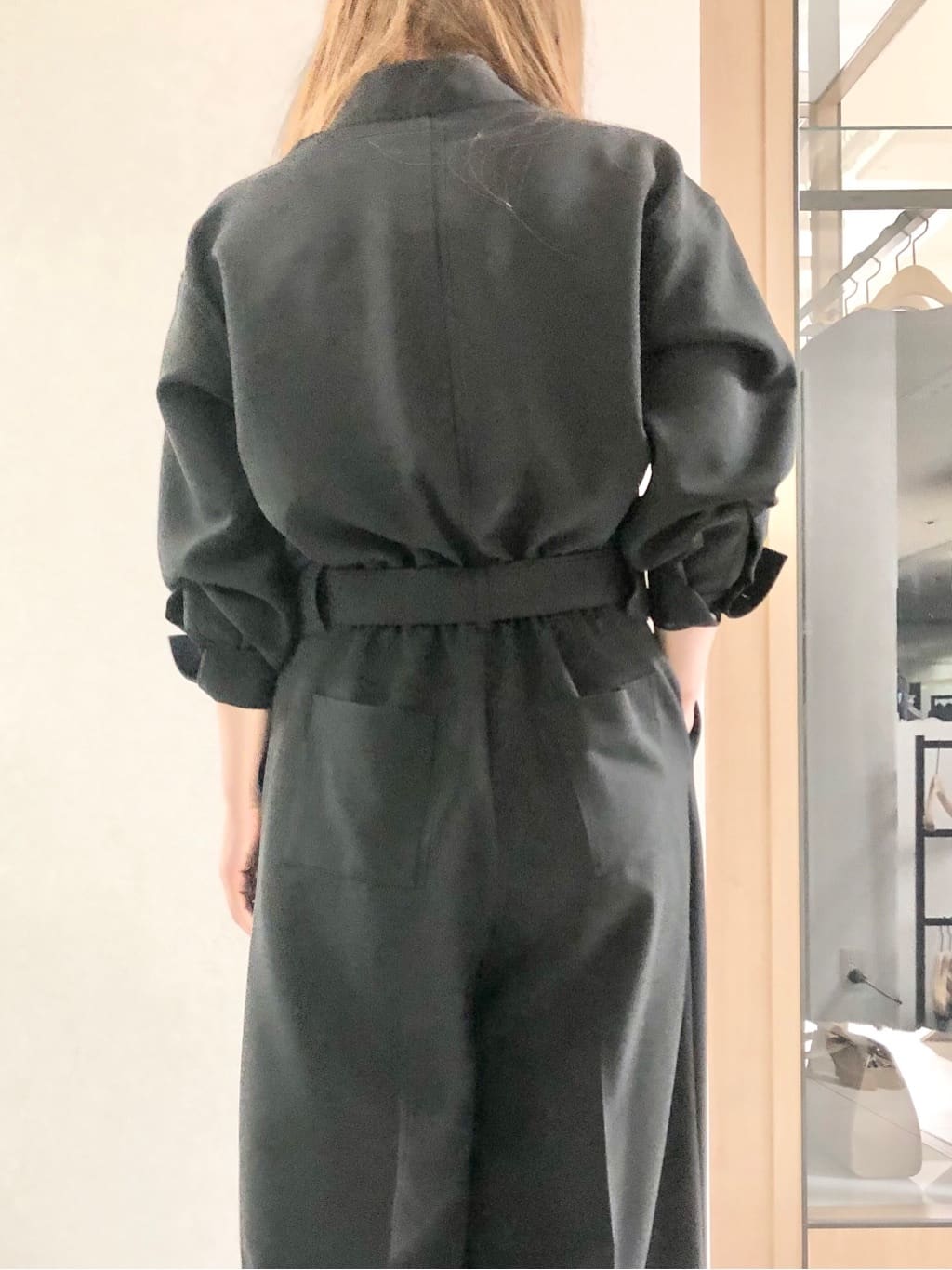 sayuさんの「UNTITLED｜◆【朝比奈 彩&times;Oggi&times;UNTITLED スペシャルコラボ】シャツカラーオールインワン」を使ったコーディネート