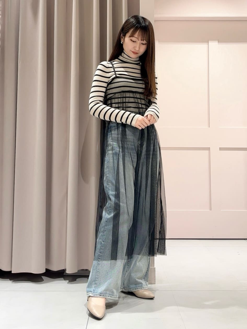 RINAさんの「ESPERANZA｜《定番》晴雨兼用クッションフラットパンプス」を使ったコーディネート