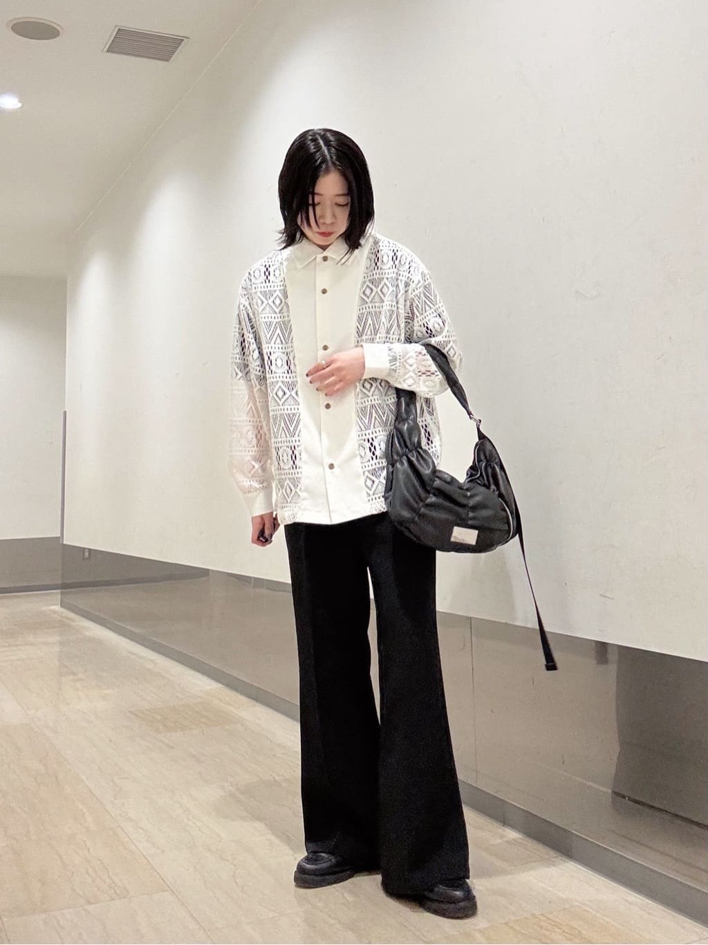 Renaさんの「tk.TAKEO KIKUCHI｜◆長袖レースシャツ」を使ったコーディネート