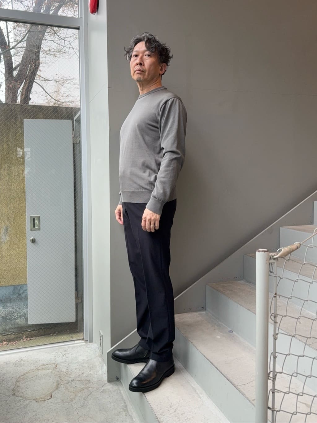 デザイナーTAKEman さんの「TAKEO KIKUCHI｜【360&deg;ストレッチ／セットアップ対応】None Of Stress パンツ」を使ったコーディネート