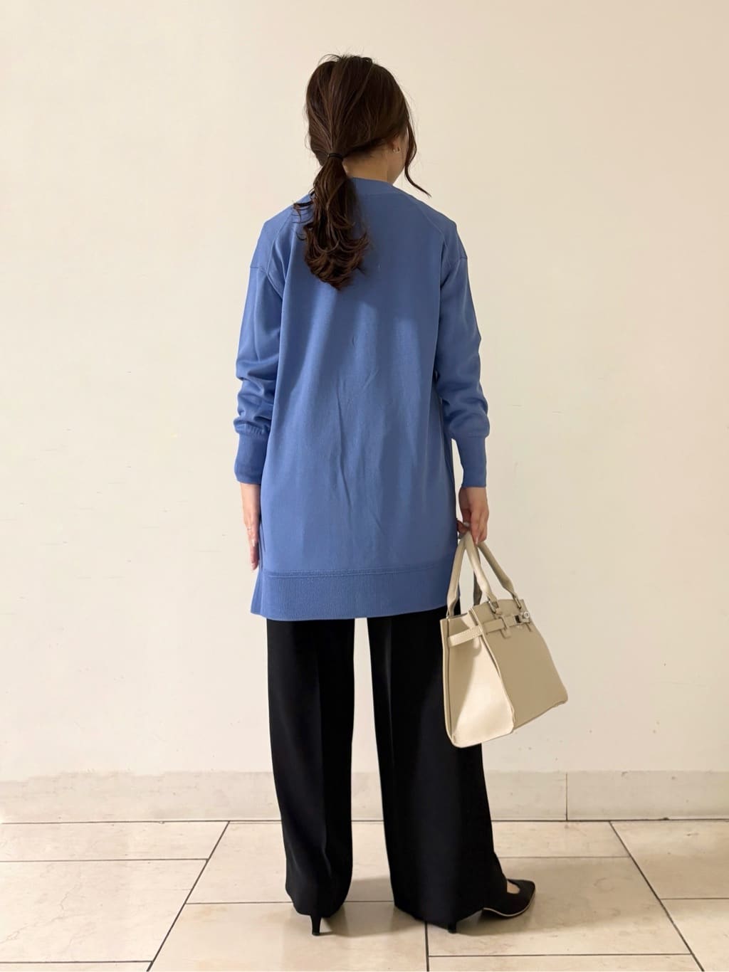 kahoさんの「INDIVI｜◆【合皮／フォーマル】ショルダー付きスクエアバッグ」を使ったコーディネート