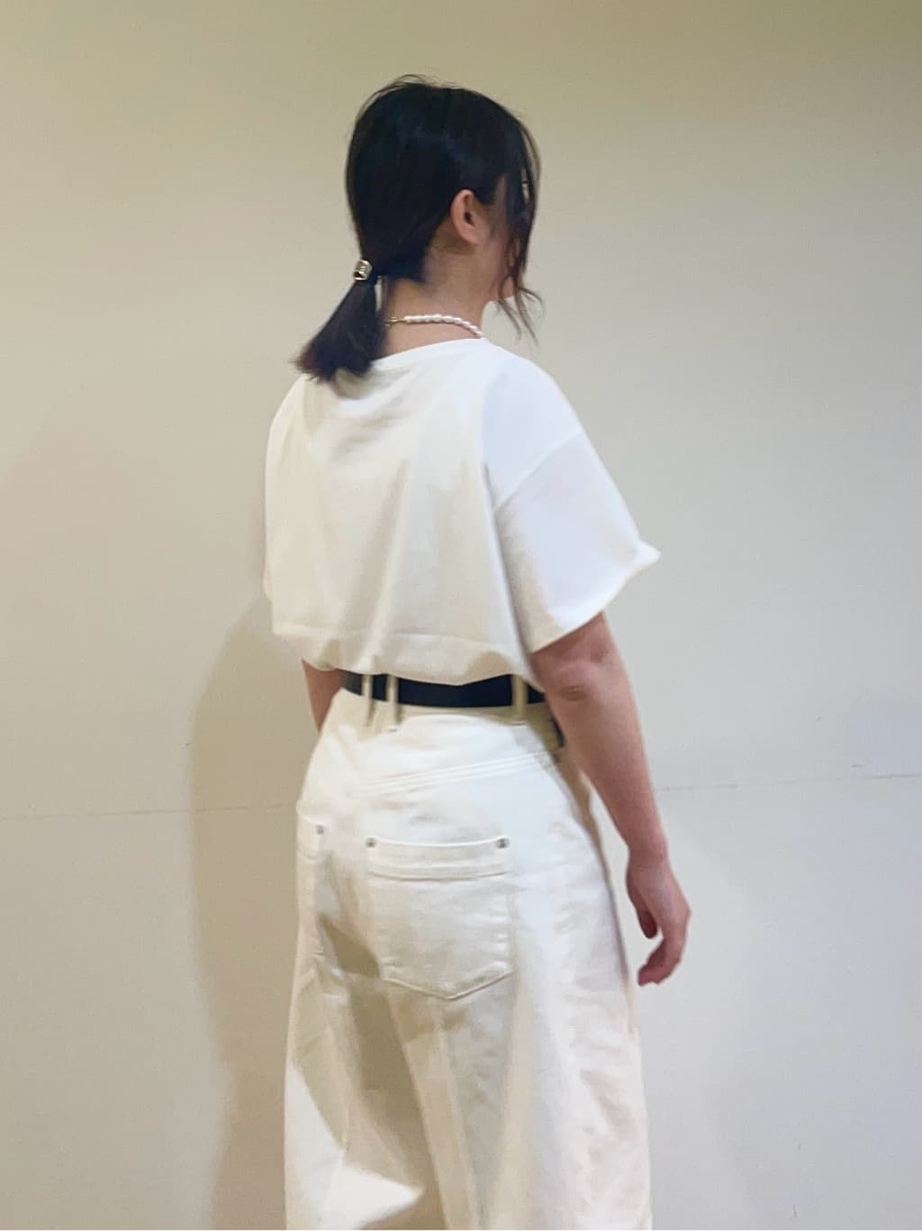 フナキさんの「UNTITLED｜◆タイプライターシャツワンピース」を使ったコーディネート