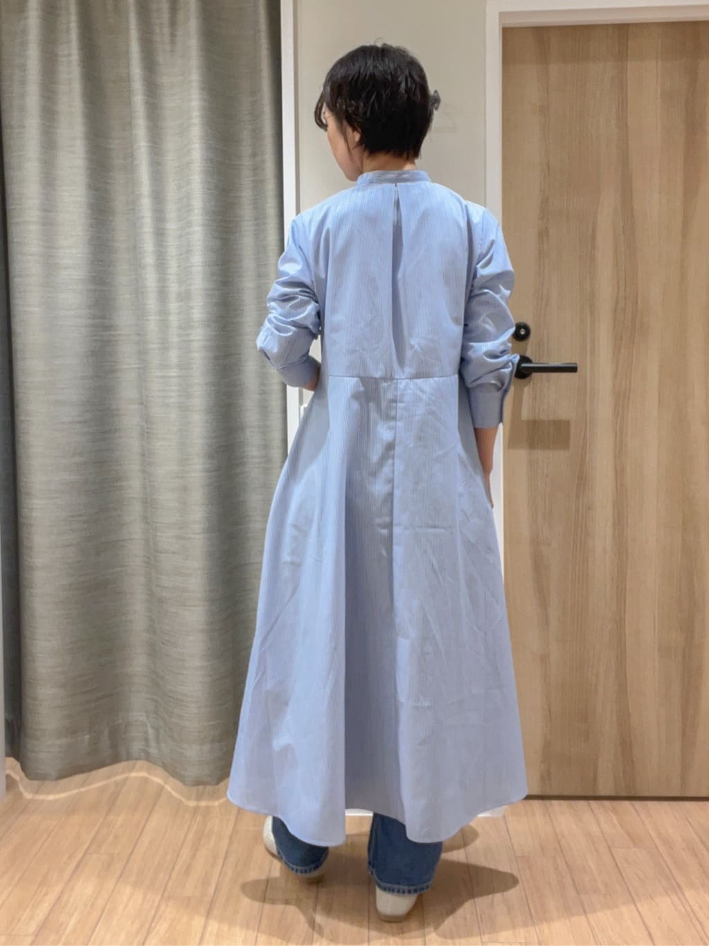 ヨッコさんの「grove｜【Lee&times;grove別注】STRAIGHT DENIM PANTS」を使ったコーディネート