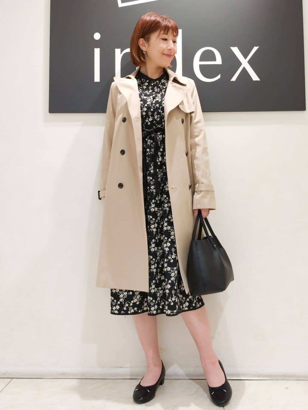 n.さんの「index｜◆【2WAY】バイカラー3層ミドルトートバッグ」を使ったコーディネート