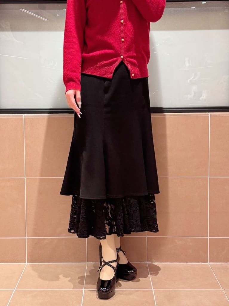 すみれさんの「ESPERANZA｜クロスダブルバックル厚底パンプス 結婚式二次会 パーティー 25SS」を使ったコーディネート