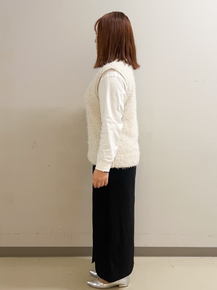 なかさんの「OPAQUE.CLIP｜◆ストレッチダブルポケットタイトスカート【洗濯機洗い可／防シワ】」を使ったコーディネート