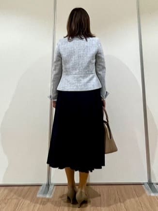 Juneさんの「UNTITLED｜【セレモニー】パール調フリークリップネックレス」を使ったコーディネート