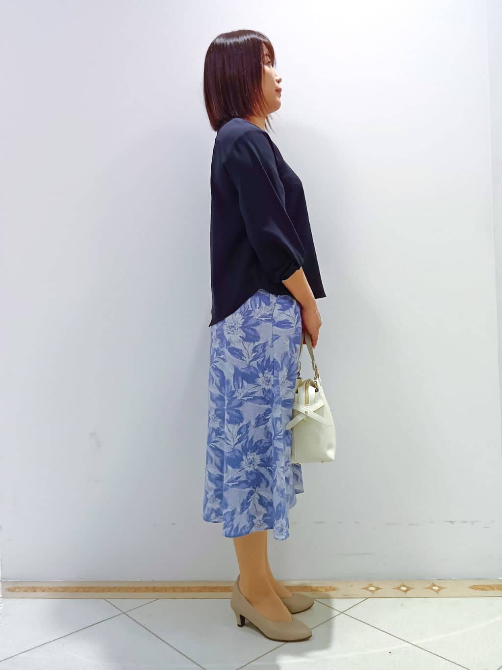 tomoさんの「Reflect｜◆【セットアップ可能】バックサテンブラウス」を使ったコーディネート