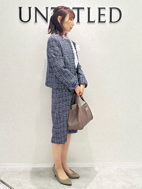 Miwaさんの「UNTITLED｜【追加6/日本製】2連フェイクパールネックレス」を使ったコーディネート