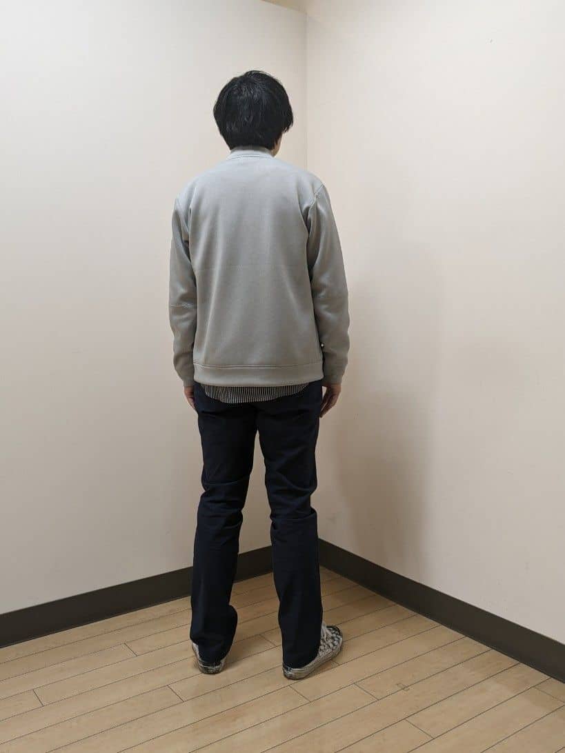 あきやまさんの「TAKEO KIKUCHI｜【Made in JAPAN】播州織 ヘリンボン ストレート パンツ」を使ったコーディネート