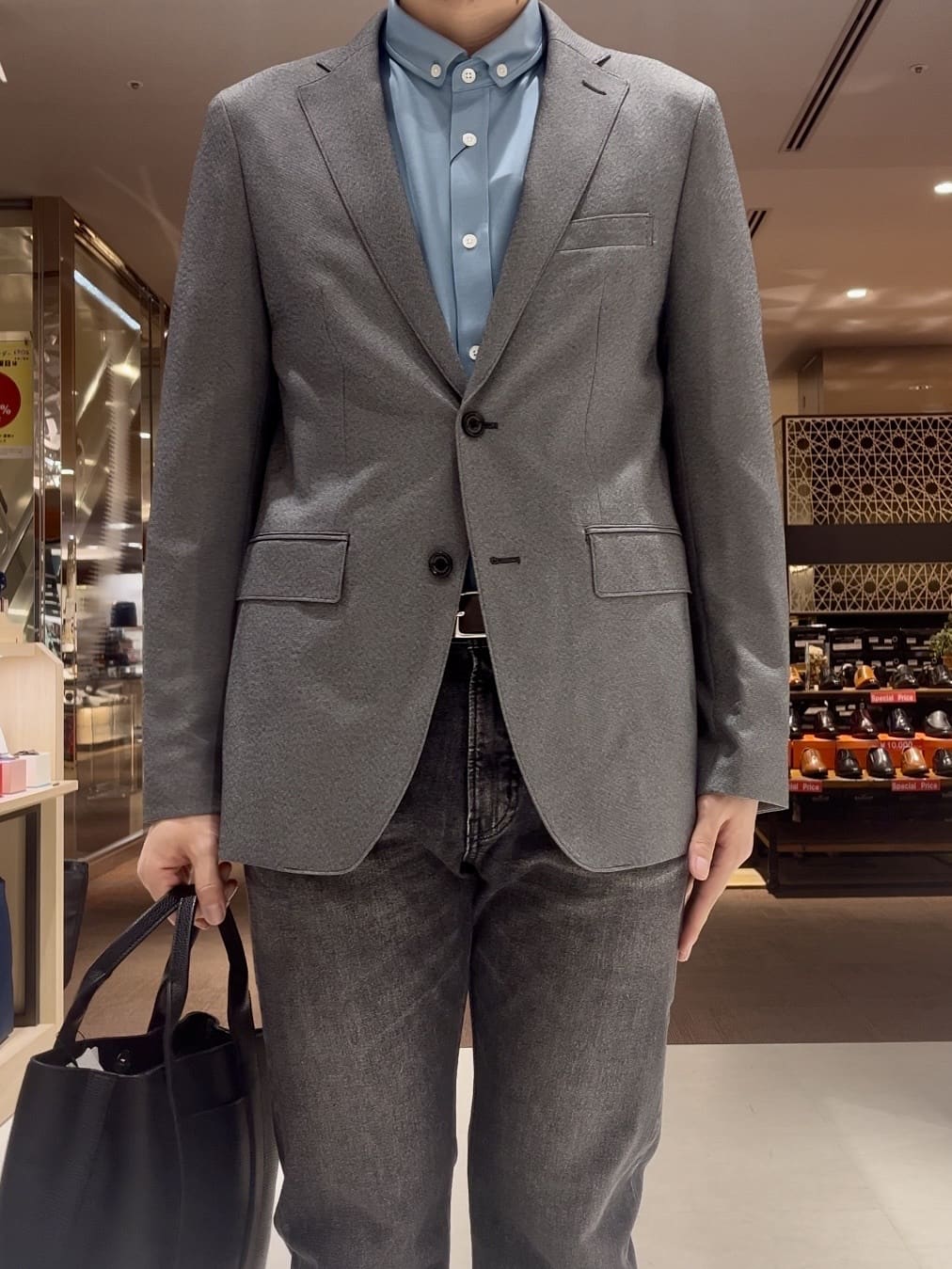 ジュンさんの「TAKEO KIKUCHI｜デュプイ リバーシブル ベルト」を使ったコーディネート