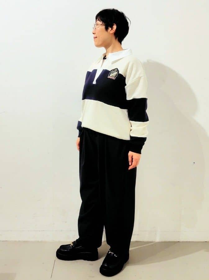 kodamaさんの「THE SHOP TK｜◆ラガーシャツ/洗濯機OK」を使ったコーディネート