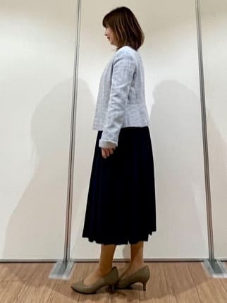 Juneさんの「UNTITLED｜【セレモニー】パール調フリークリップネックレス」を使ったコーディネート