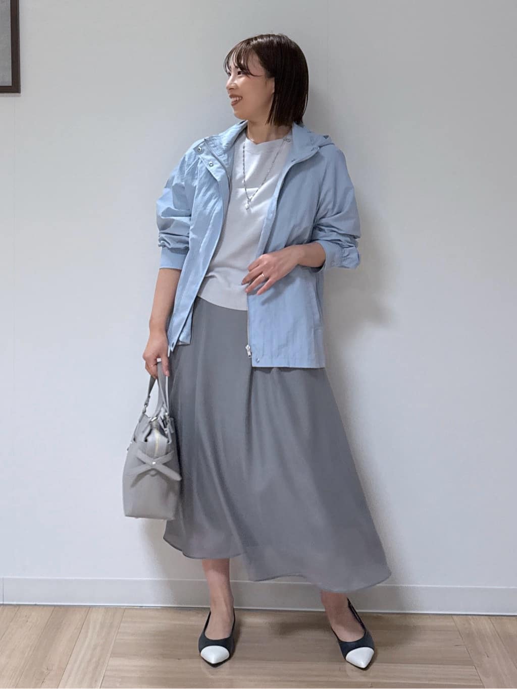 amiさんの「Reflect｜◆フーデッドライティブルゾン」を使ったコーディネート