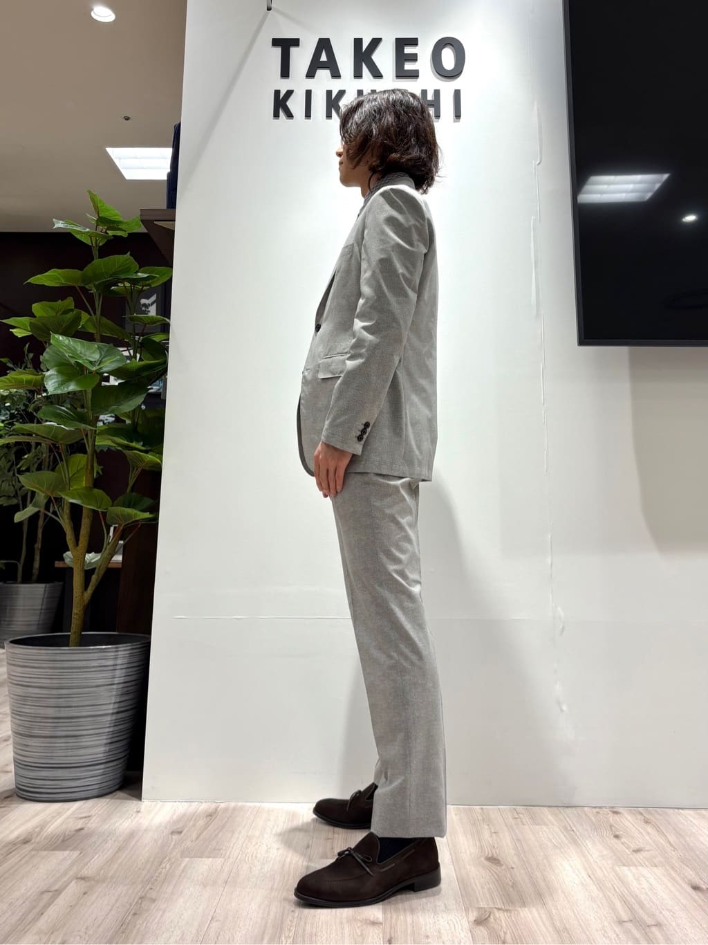 Kaiさんの「TAKEO KIKUCHI｜【抗菌防臭】COOL DOTS（R）ドビープリント ジャケット」を使ったコーディネート