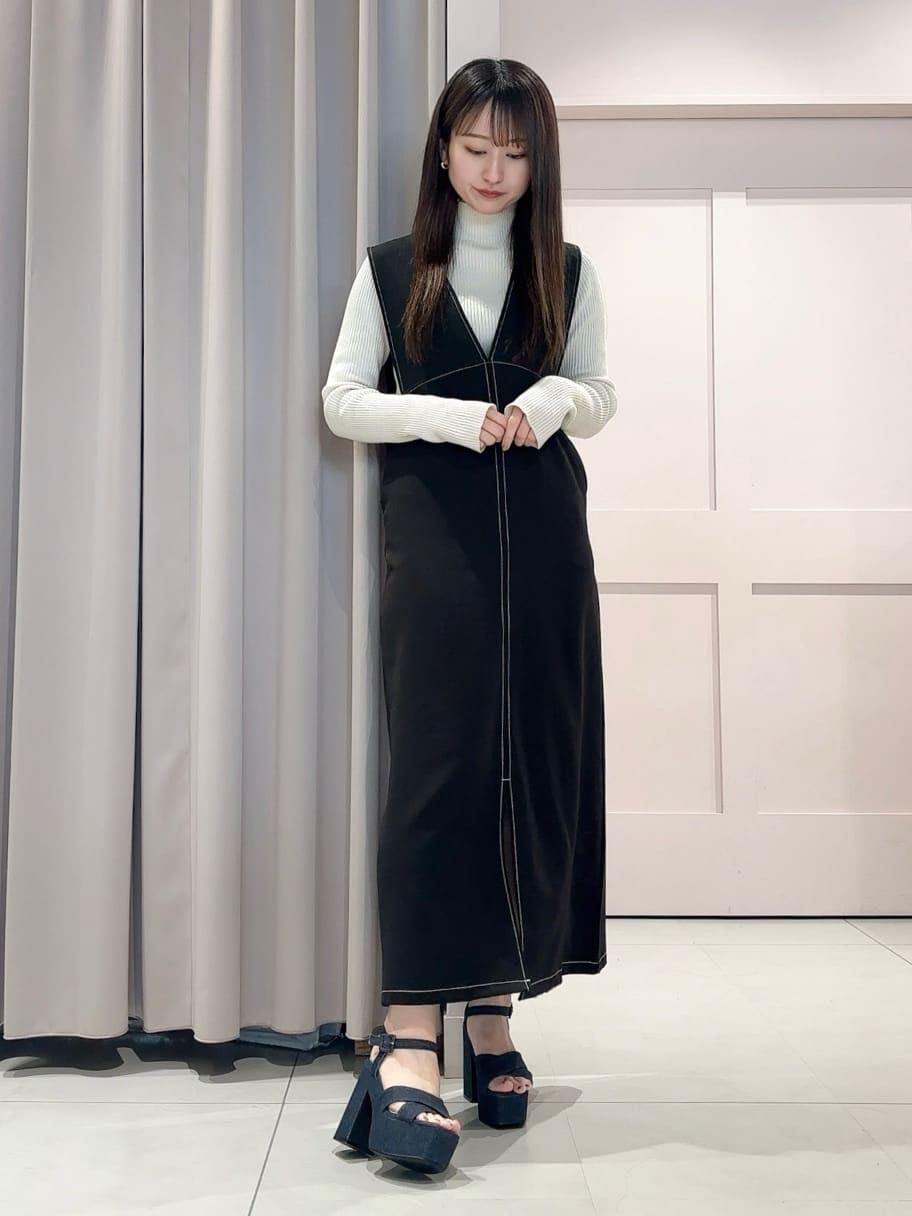 RINAさんの「ESPERANZA｜ラク盛り厚底サンダルⅢ」を使ったコーディネート