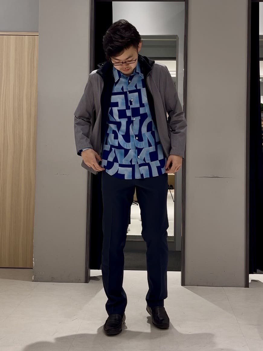 ジュンさんの「TAKEO KIKUCHI｜【360&deg;ストレッチ／セットアップ対応】None Of Stress パンツ」を使ったコーディネート