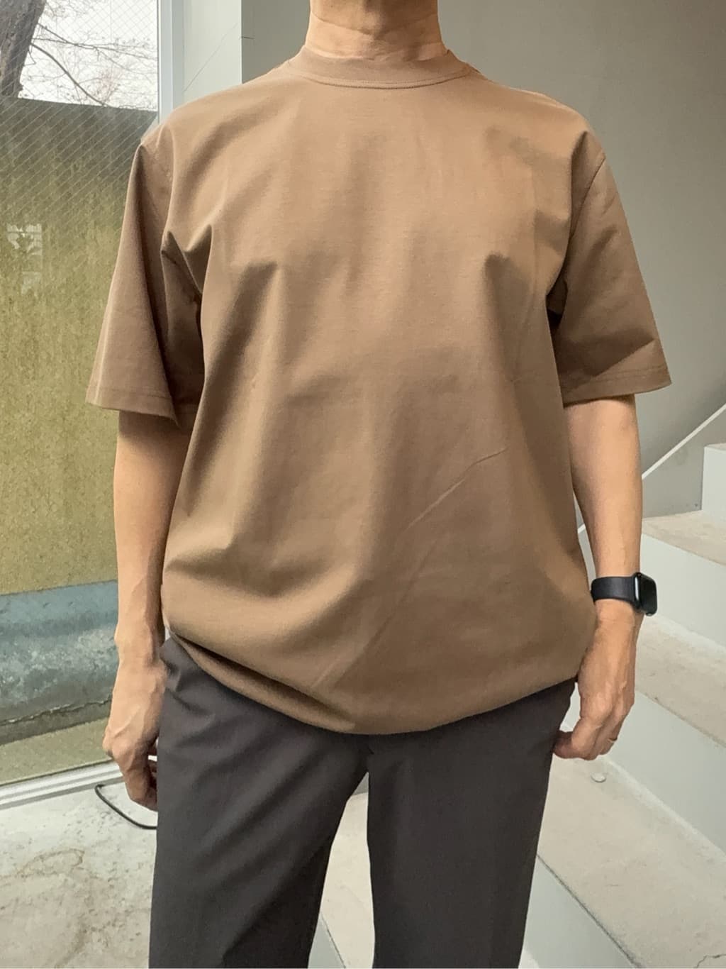 デザイナーTAKEman さんの「TAKEO KIKUCHI｜【抗菌防臭／5サイズ展開】ハイゲージポンチ Tシャツ」を使ったコーディネート