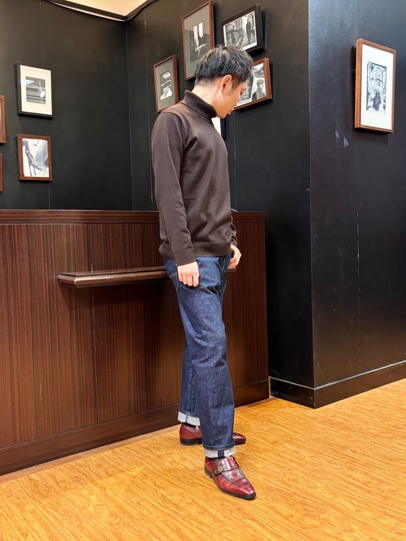 KEIさんの「TAKEO KIKUCHI｜【モンスターストレッチ】日本製 ワンウォッシュ デニムパンツ」を使ったコーディネート