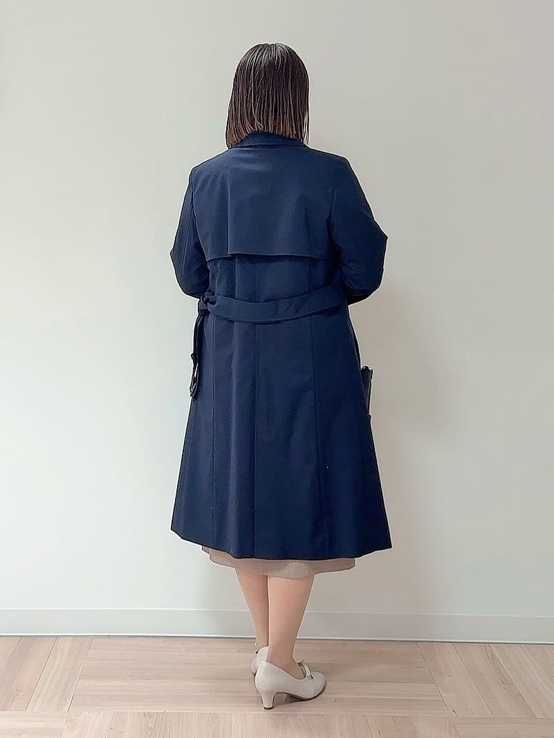 amiさんの「Reflect｜◆【フォーマル/お仕事にもおすすめ／ライナー取り外し可】中綿ライナー付トレンチコート」を使ったコーディネート