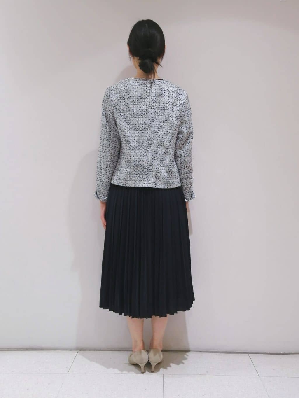 ayanoさんの「INDIVI｜◆【洗える】スタイルUPプリーツワンピース」を使ったコーディネート