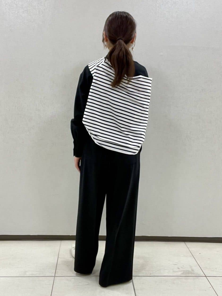 Mさんの「UNTITLED｜◆【着回し/首元スッキリ】ボートネック天竺プルオーバー」を使ったコーディネート